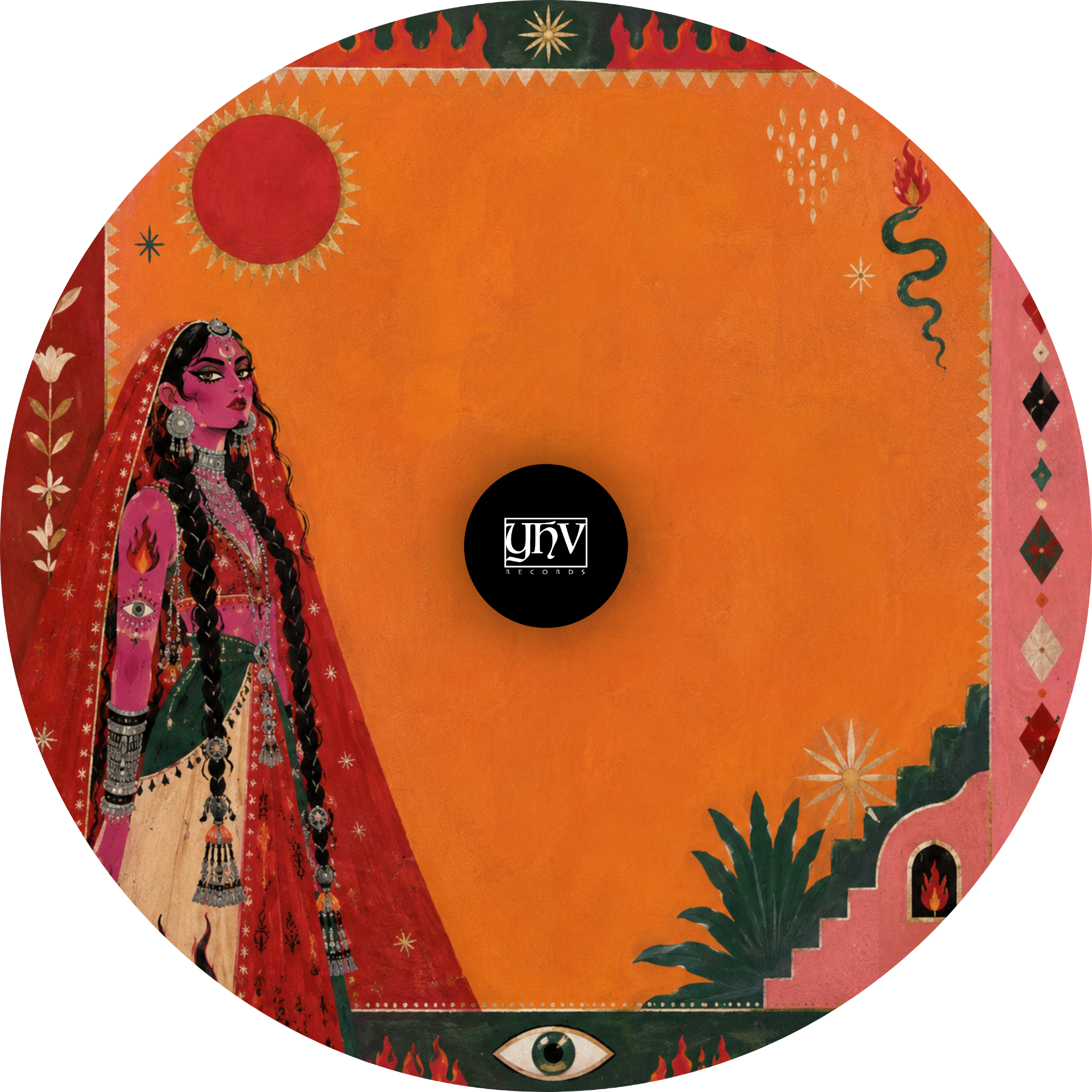 Animated YHV vinyl artwork